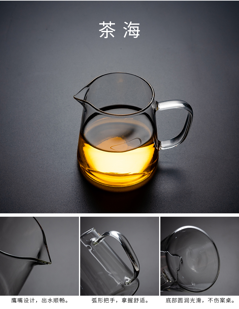 Electric TaoLu boiling tea ware household glass tea stove suit small cooking and pot of pu 'er tea tea is black and white