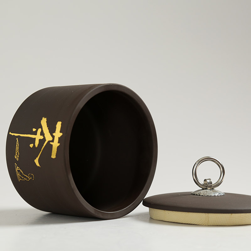 Is Yang ore violet arenaceous caddy fixings large pu - erh tea store up tea POTS coarse TaoGe up sealing packing as cans
