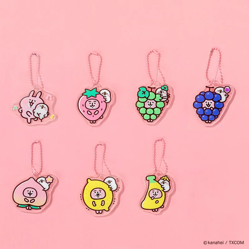 Acrylic pendant, small design bag decoration, cute keychain