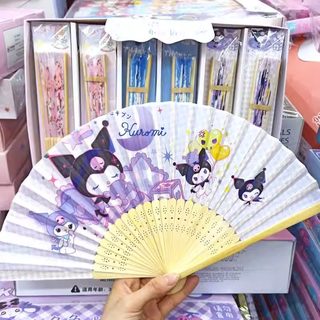 Sanrio Folding Fan Student Cute Cartoon Creative