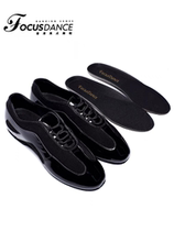 FocusDance Hong Kong Focus Dance Shoes Black Latin Dance Teacher Shoes Breathable Soft Thick Sole High and Low Tops for Men and Women