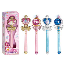 Childrens Crown Magic Wand Set Ai Bing Snow Princess Girl Little Demon La Sabalara birthday gift