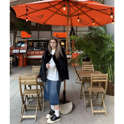 Синяя весенняя джинсовая юбка, приталенная длинная длинная юбка, большой размер, высокая талия, А-силуэт