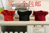Отель Fast Restaurant Chef hat hat кухня черная хлопковая шляпа шляпа еда пыль -подверженные белым мужчинам и женским шляпам шеф -повара