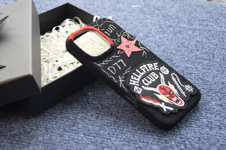 Hellfire Club Demon Embroidered Patch iPhone Case for iPhone 17, 16, 15, 14 and 13 - view 7