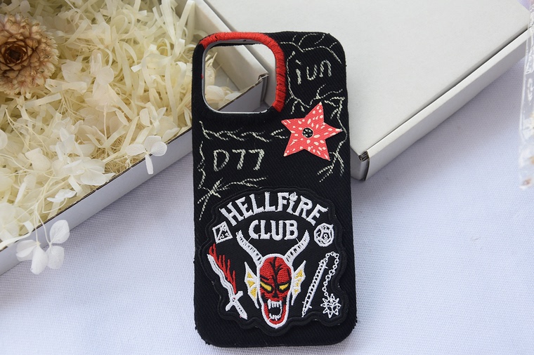 Hellfire Club Demon Embroidered Patch iPhone Case for iPhone 17, 16, 15, 14 and 13 - view 10