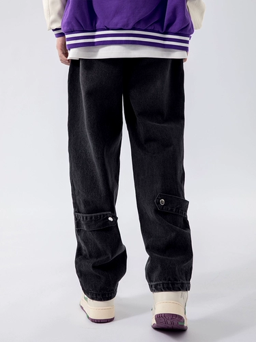 Ретро джинсы в стиле хип-хоп, штаны для отдыха, в американском стиле, оверсайз