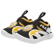 FILA childrens shoes childrens flashing shoes 2024 summer new baby boys and girls Velcro wading sandals