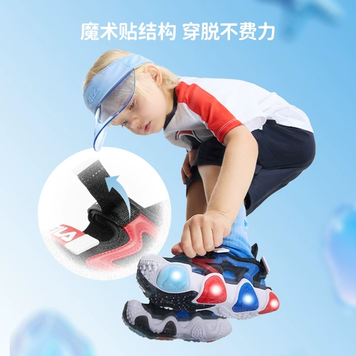 Детские летние туфли, сандалии на липучке подходит для мужчин и женщин