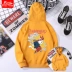 Guo Chao Áo len nam mùa xuân và mùa thu Phong cách Tide Thương hiệu Áo hoodie Học sinh Thiếu niên Áo khoác mỏng thể thao - Áo len