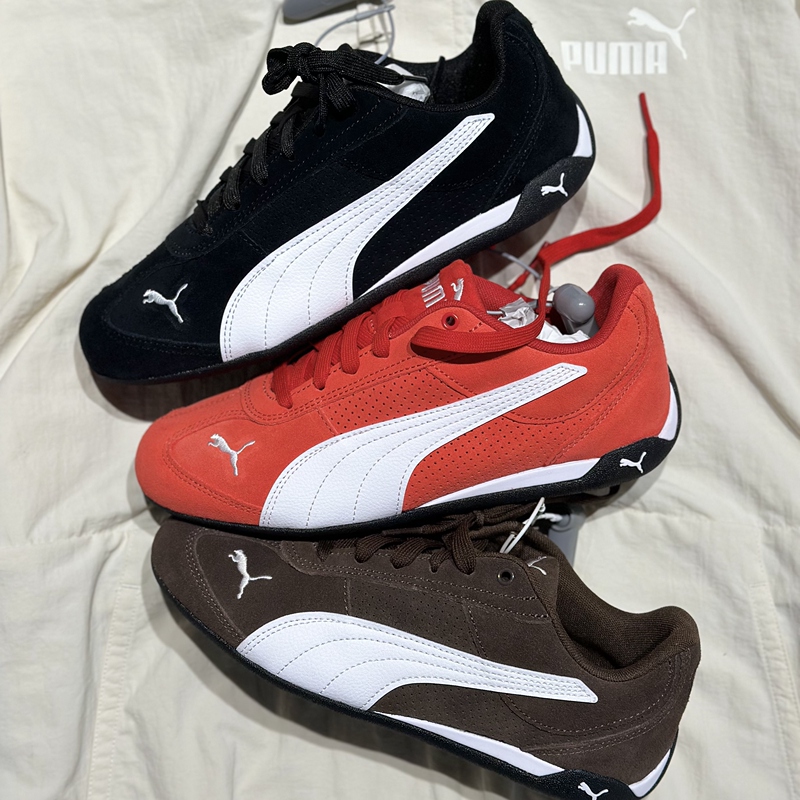 Puma New Replicatch Men's and Women's Suede Thin-Soled T-Toe Casual Embroidered Racing Shoes 405097