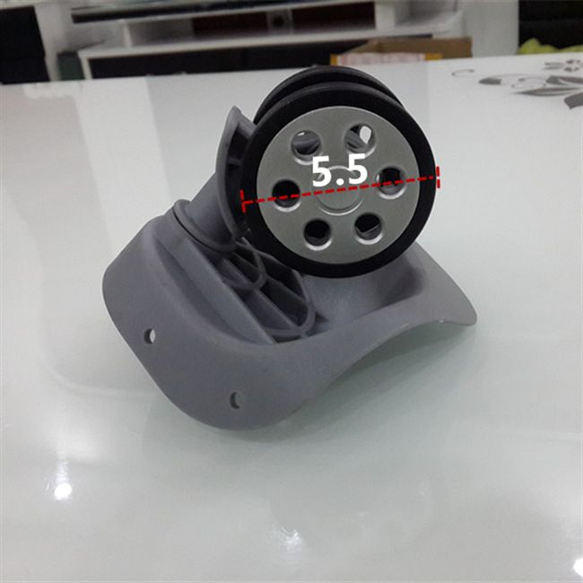 Hộp hành lý nhỏ phụ kiện liên quan đến hành lý bánh xe vạn năng bánh xe trường hợp bánh xe màu đỏ một lót vali