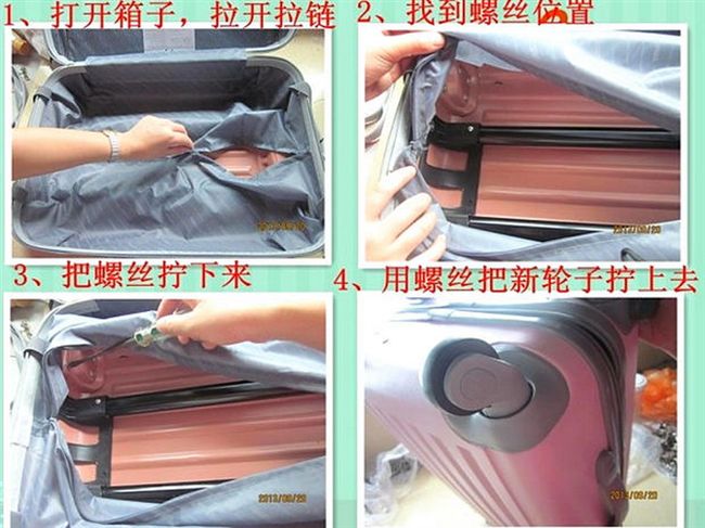 Trường hợp bánh xe phổ quát a35 hành lý câm bánh xe bánh xe phụ kiện hành lý hộp liên quan đến hành lý phụ kiện túi xách handmade