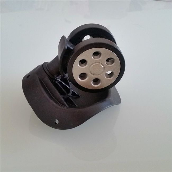 Hộp hành lý nhỏ phụ kiện liên quan đến hành lý bánh xe vạn năng bánh xe trường hợp bánh xe màu đỏ một lót vali