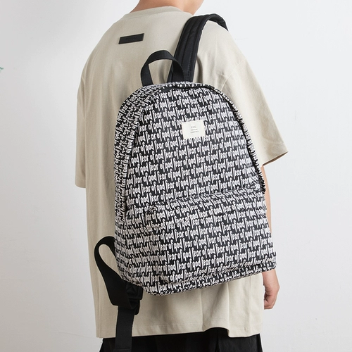 Школьный рюкзак с буквами для школьников подходит для мужчин и женщин, ноутбук для отдыха, ткань оксфорд