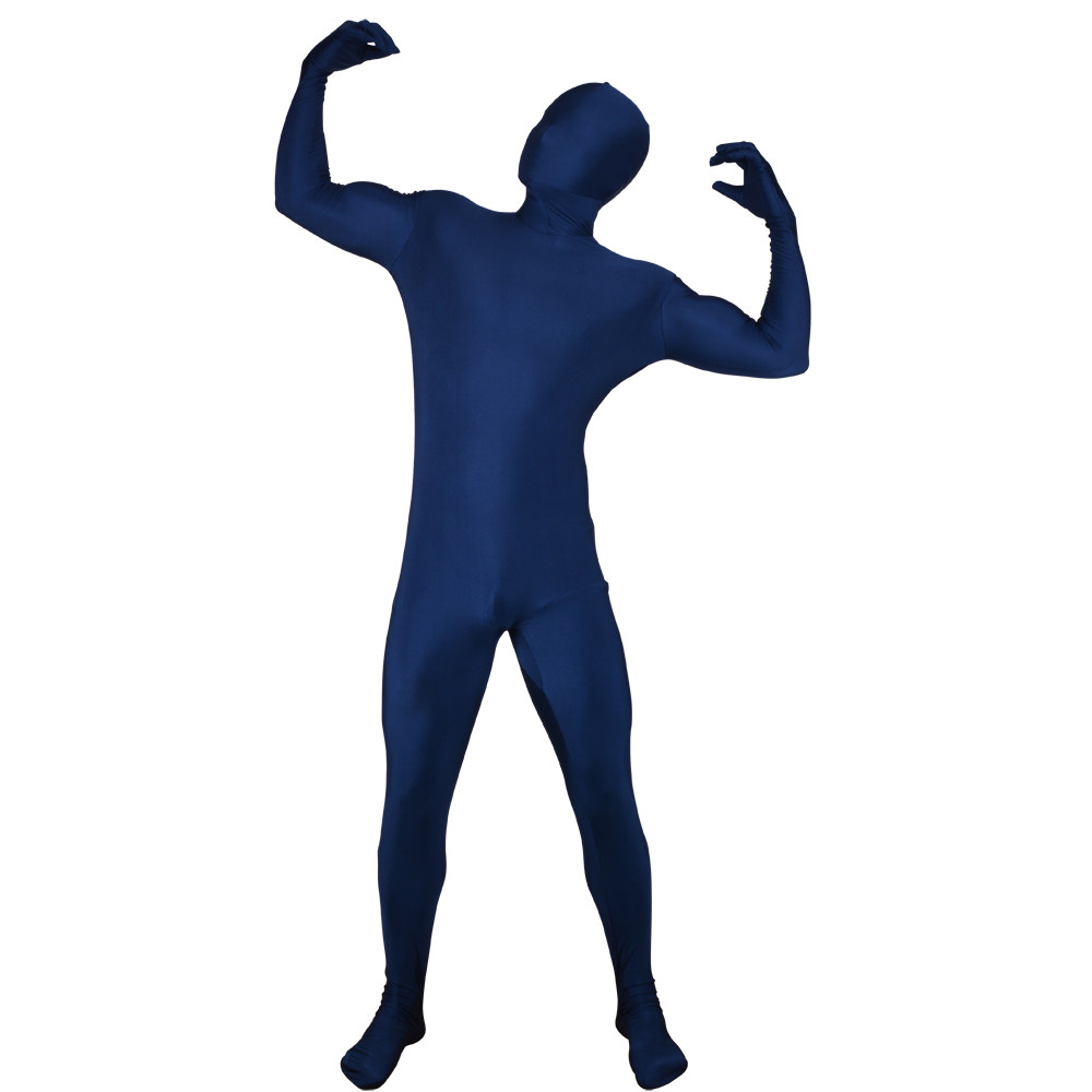 Men and women zentai Tibetan Cyan Leica Full Bag Tight Clothing Polyester Spandex With Body Shapewear