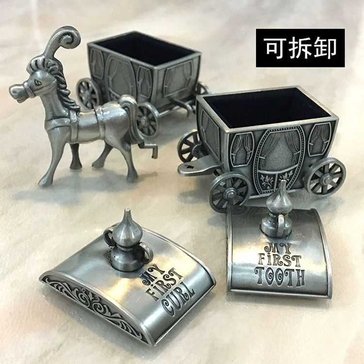 Bộ sưu tập hộp răng hộp kỷ niệm hộp kim loại hộp đồ chơi lưu niệm sữa đồ chơi khác với hộp lưu trữ cassette đồ chơi cho bé sơ sinh