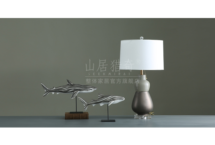 Modern European household act the role ofing is tasted creative ceramic pot table between living room a study example decorate desk lamp furnishing articles