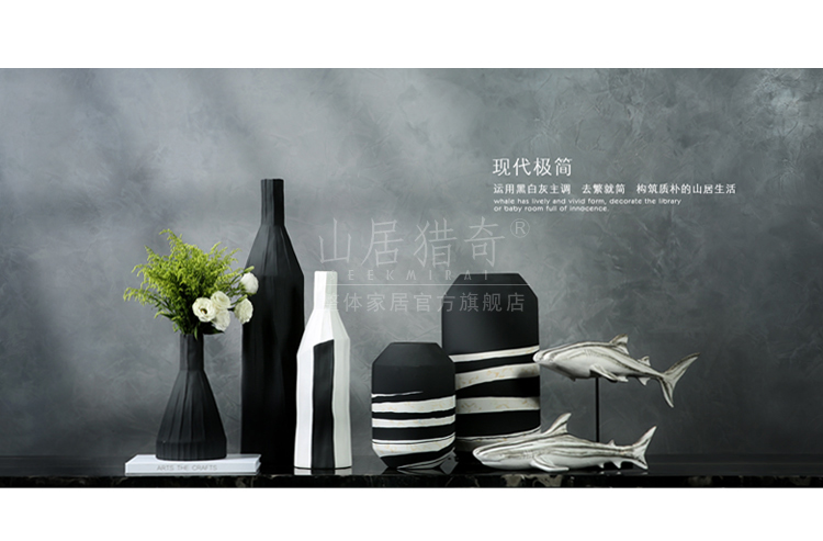 Ground vase furnishing articles sitting room large ceramic flower arranging dried flowers, Nordic household act the role ofing is tasted morandi orange flower vase