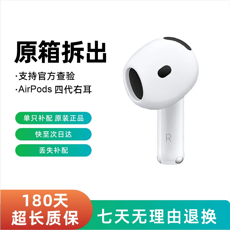 Apple Airpods Pro моноподовая наушница с дополнительной левой коробочкой и правым наушником, 1223344 поколение зарядного отделения