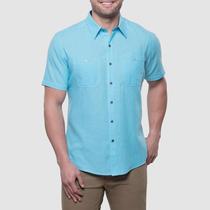 SKORPIO SS mens cotton linen short sleeve casual shirt