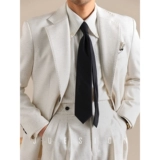 【390G Имитация шелка】 Juesion Итальянский неапольский костюм мужской поездок на случай повседневного делового костюма