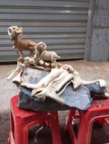 Taihang Yabai root bouldering Sanyang Kaitai three-dimensional hollow root carving crafts animal shape ornaments