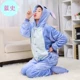 Phim hoạt hình động vật anime đồ ngủ một mảnh flannel beo gấu báo nam và nữ cặp vợ chồng phục vụ nhà