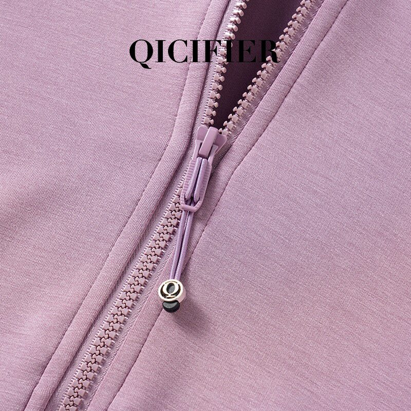 Куртка для йоги 新款糯米休闲瑜伽上衣跑步运动健身拉链连帽衫瑜伽卫衣女5219 Thousands of colored phyl