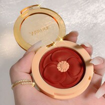 High-value two-color blush powder cake delicate skin-friendly brightening color makeup lazy blush tray makeup artist special