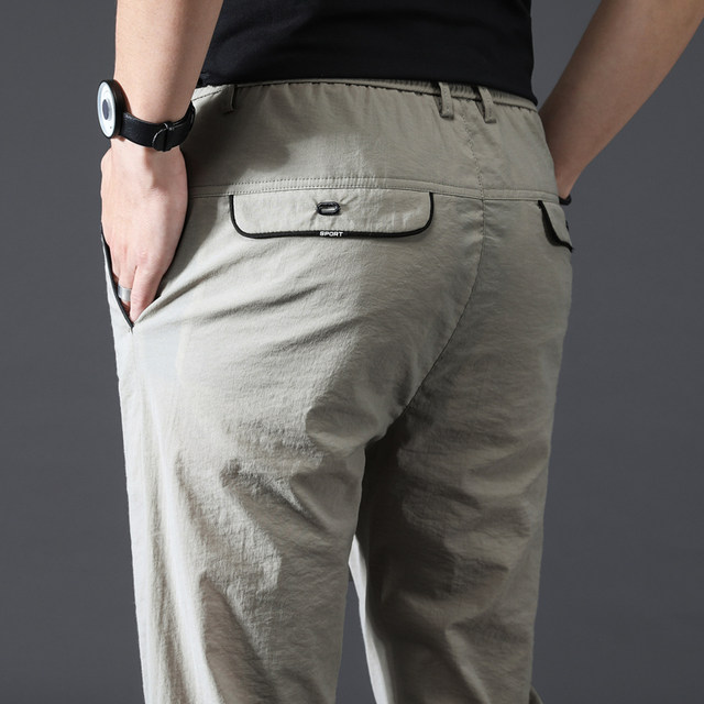 thin mens pants