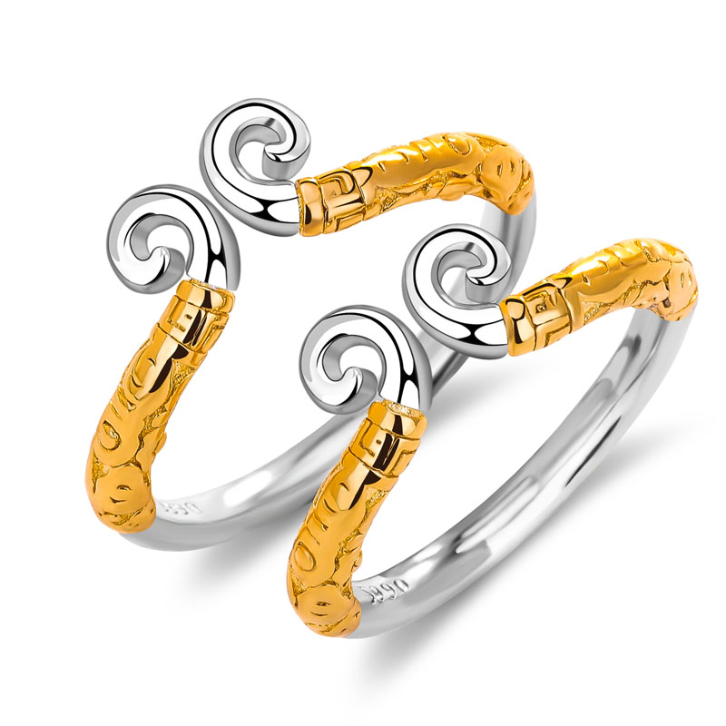Bague mixte en Argenterie - Ref 3089645 Image 5