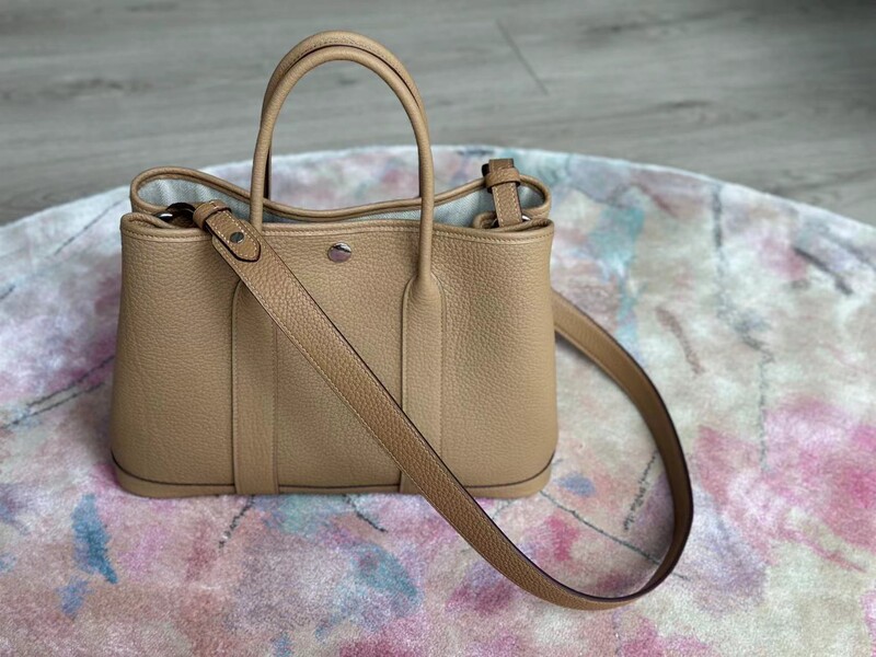 Garden Party Garden Bag with Shoulder Strap, Single Shoulder, Crossbody, Hands-Free, Imported Genuine Leather Strap Modification Garden Party Garden Bag with Shoulder Strap, Single Shoulder, Crossbody, Hands-Free, Imported Genuine Leather Strap Modification