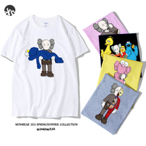 2021 New Japanese animation short sleeve T-shirt male joint female ins trend summer half sleeve couple student jacket