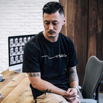 2021 summer ins same short sleeve European and American Street Tide brand T-shirt mens round neck cotton trend loose half sleeve