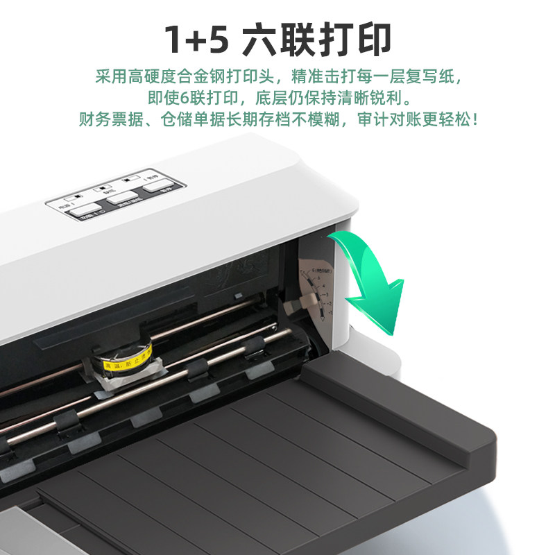 Gappuwei Brand New Dot Matrix Printer, Mobile Bluetooth Wireless Receipt Printer, Three-Part Invoice Printer for Vat, Office-Specific Invoice Printer, Warehouse Receipt, Tax-Controlled Shipping Receipt, Knitting Invoicing Machine for Home Use
