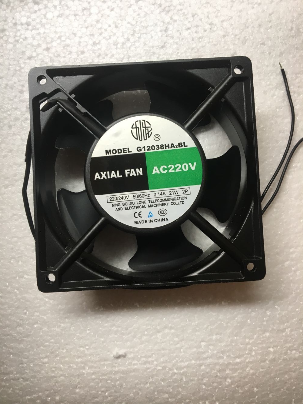 MODELG12038HA3BLAXIALFAN AC380V fan argon arc welding machine fan welding machine fan