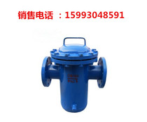 Stainless steel straight-through decontamination basket filter Blue flange filter Hair filter DN50