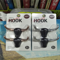 Ring silver HY0270 beat three board hair four board horn strong adhesive hook hook non-hole increase large full 39