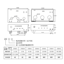 Zhuoyi ZYD8 passive intelligent motor comprehensive protector three-phase AC380V phase failure overload protection
