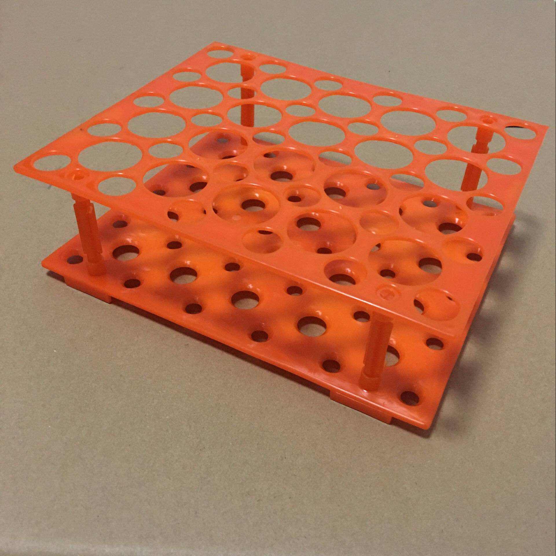 Double-layer multi-functional centrifuge tube rack plastic centrifuge tube test tube rack can hold 10ml 15ml 50ml