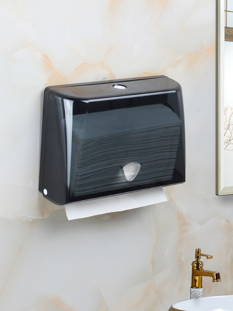 Hotel toilet paper box Wall-mounted household toilet Free hole powder room removable dry toilet paper Removable toilet paper box