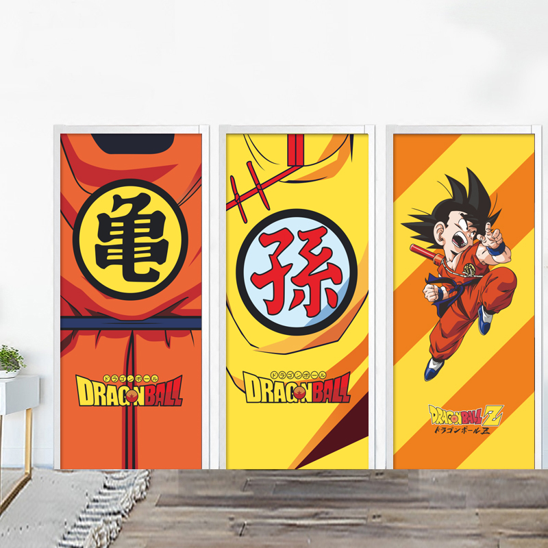 Customize the Seven Dragon Everest Enlightenment Door Sticker Whole Self-Adhesive Removable Glue Glass Ramen Wardrobe Door Renovated Stickler