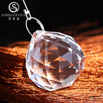 Sophia crystal bead curtain finished pendant color multi-choice 30mm light ball pendant