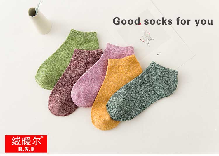 Vớ nữ Vớ vớ cotton Thể thao Dễ thương Vớ nữ mùa hè Vớ mỏng Giúp thấp Nhật Bản khử mùi mùa thu Sinh viên vớ tất dài cho bé gái