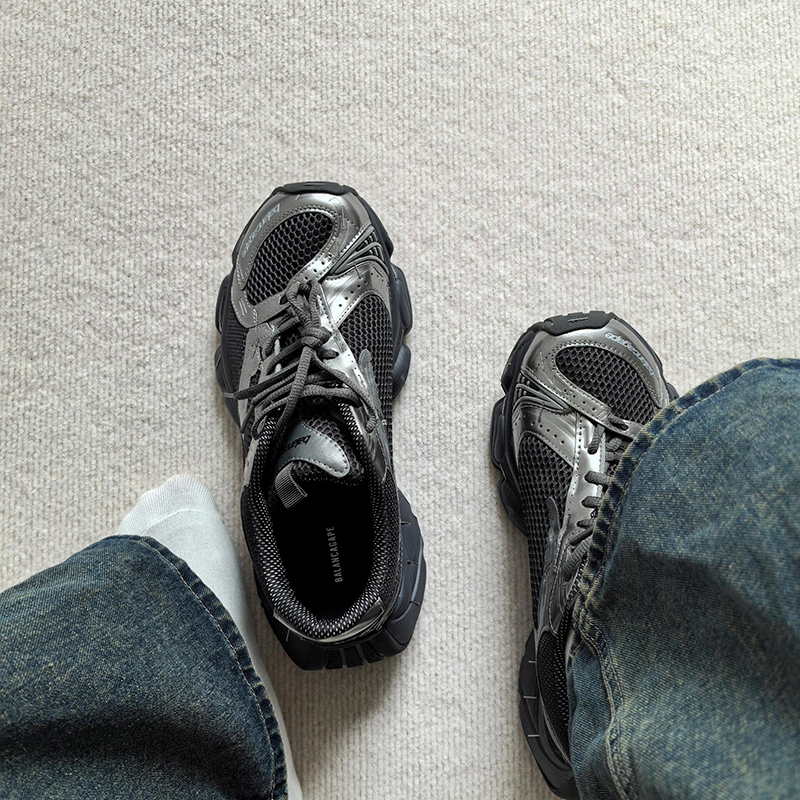 Paris Stapler14 Generation Stapler Sneakers for Men, Trendy Niche Street Style Couple's Thick-Soled Height-Increasing Casual Shoes