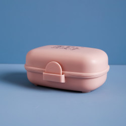 Soap Box with Lid, Portable Travel Waterproof Soap Holder, Large Cute Bathroom Toilet Lockable Soap Tray for Travel