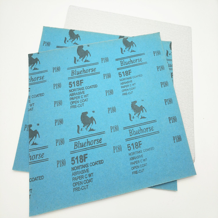 Lanma Dry Frosted Paper Sand Woodworking Red Wood Furniture Paint Polished Wall Batch Polished Coated Square White Sandpaper