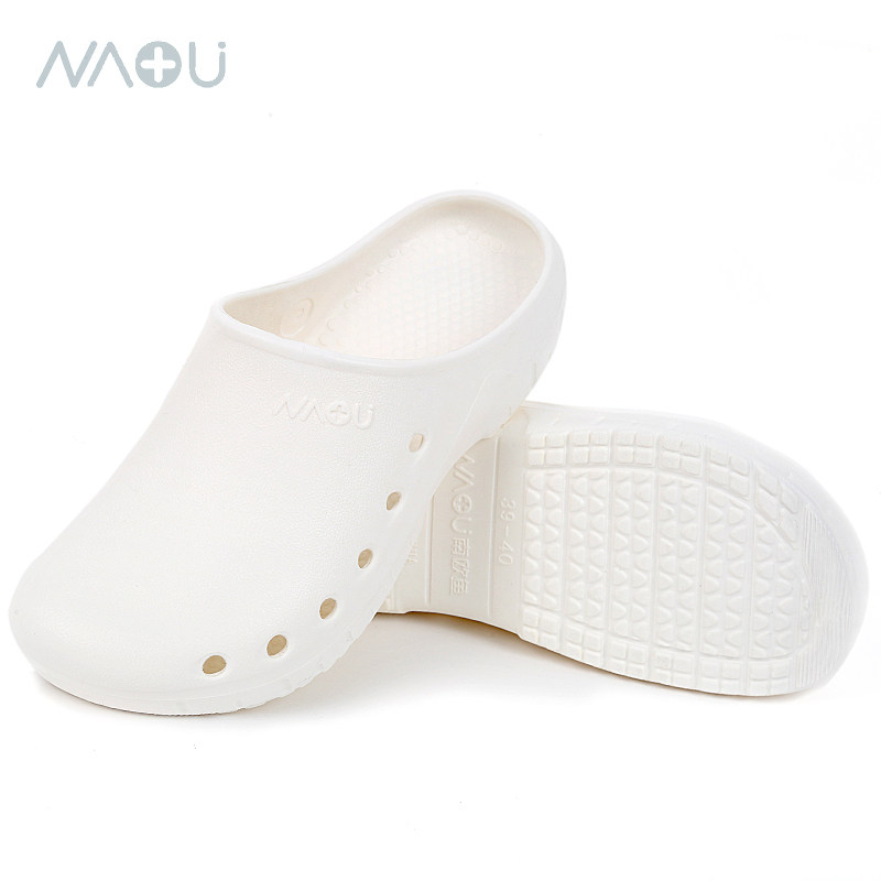 Nam Âu cá miệng giày phụ nữ Mỹ y tế phẫu thuật bệnh viện động vật phòng mổ giày dép bảo vệ dép làm việc trong phòng thí nghiệm