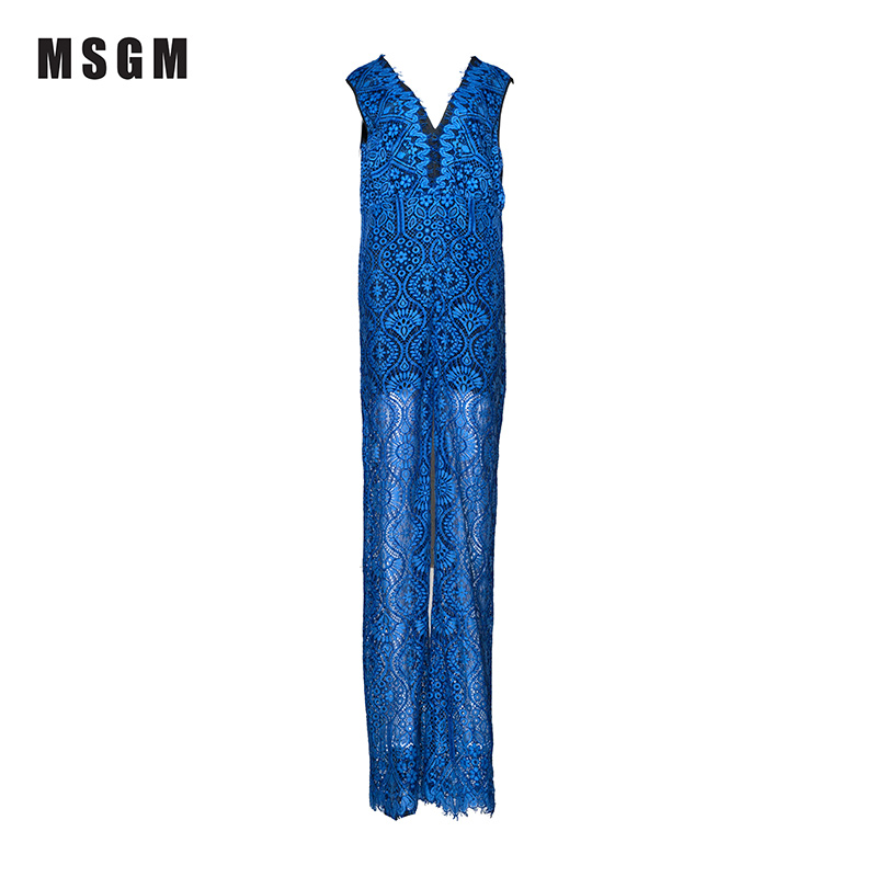 MSGM nhà thiết kế người Ý châu Âu và Mỹ Chao thương hiệu ms. cơ thể ren jumpsuit thương hiệu ủy quyền đảm bảo chính hãng